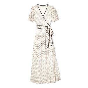 DIANE VON FURSTENBERG Breeze Maxi Wrap Dress Small BNWT